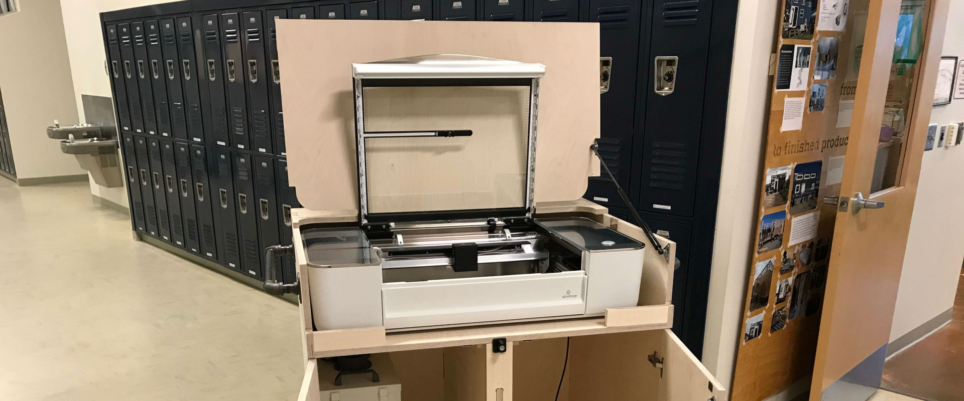 Glowforge Laser Cutter Cart